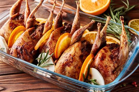 Recette pigeons aux clémentines et au foie gras