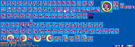 The Spriters Resource Full Sheet View Sonic The Hedgehog Customs