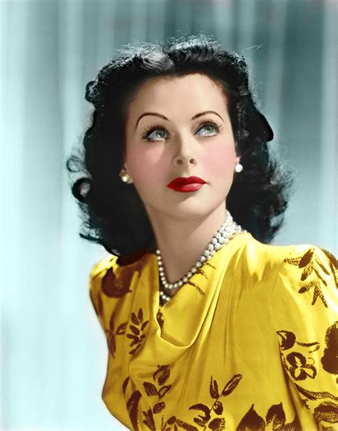 1940s Hedy Lamarr Austrian Vienna 1914 2000 Hedy Lamarr Beautiful Actresses Glamour