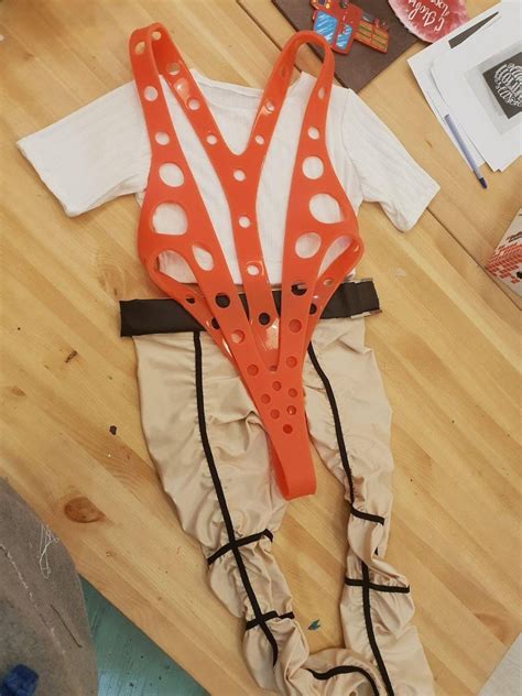 Leeloo Cosplay Full Suit Silicone Suspenders The Fifth Etsy