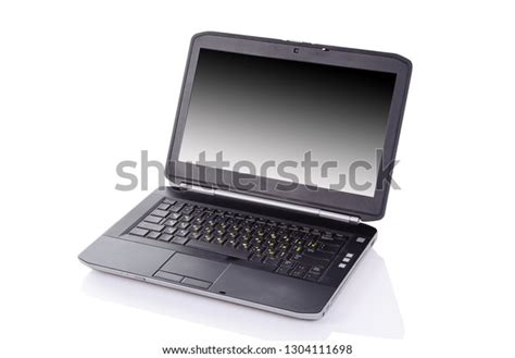 Laptop Reflection On White Background Stock Photo 1304111698 Shutterstock