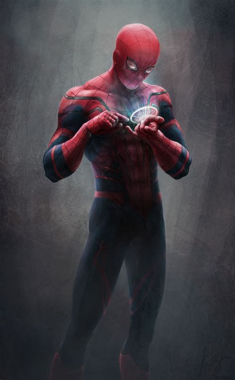Spider Man Character Concept Art2017 By Kevin Sthoer Art 2d