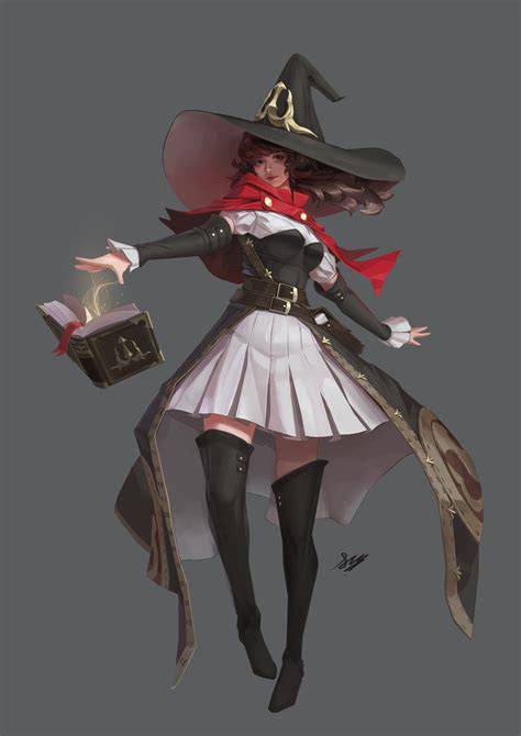 [oc] Witch Girl R Characterdrawing