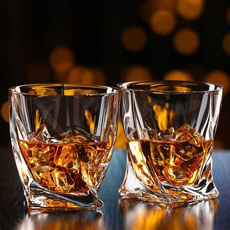 Whiskey Glasses Premium 10 11 Oz Scotch Glasses Set Of 6 Old Fashioned Whiskey Glasses Style