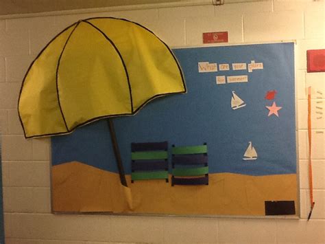 Interactive Beach Bulletin Board What Are Your Plans For Summer