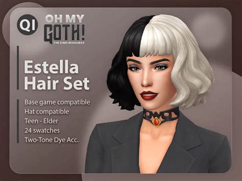 Sims Split Dye Hair Cc