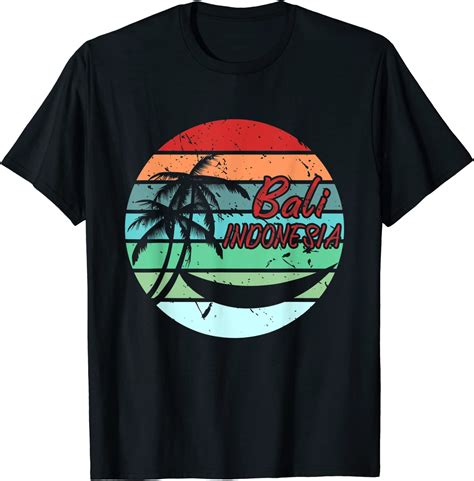 Retro Bali Tropical Indonesia T Shirt Uk Fashion