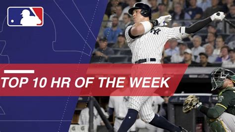 Mlb Network Top 10 Home Runs Of The Week Youtube