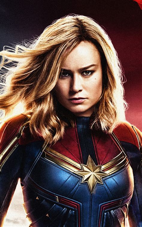 Free Download 4k Carol Danvers Captain Marvel Hd Background Wallpaper