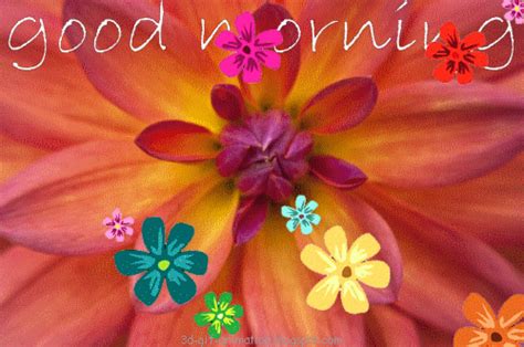 Good Morning  Animated Butterfly Flower Send Email