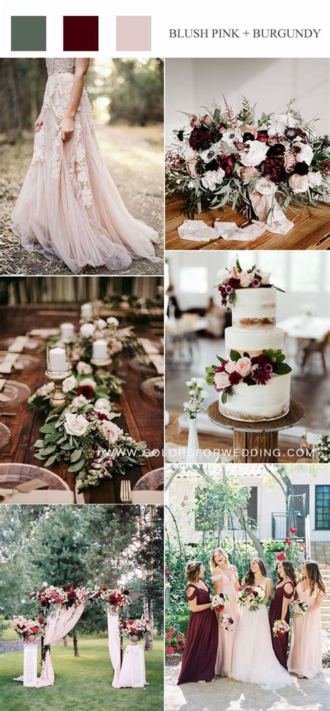 20 Blush And Burgundy Wedding Colors And Ideas 2023