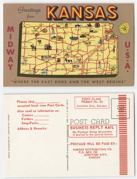 Historic Kansas Postcards From The Dole Archives