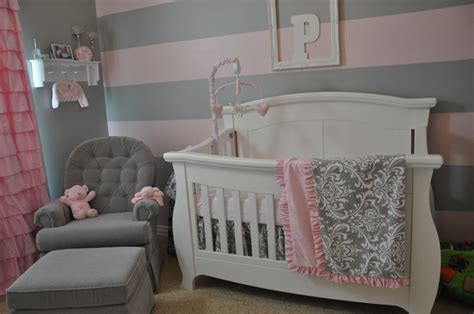 Peyton S Pink And Gray Nursery Project Nursery