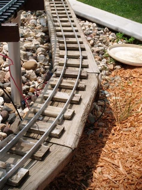 Homemade Aluminum G Scale Track Model Railway Track Plans Garden