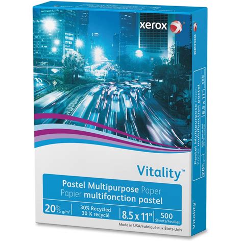 Xerox Vitality Pastel Multipurpose Paper Blue Colored Paper