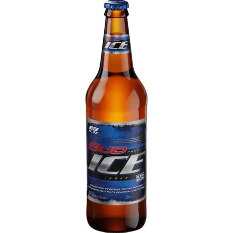 Bud Ice Beer 22 Fl Oz Bottle 55 Abv Beer Carlie Cs