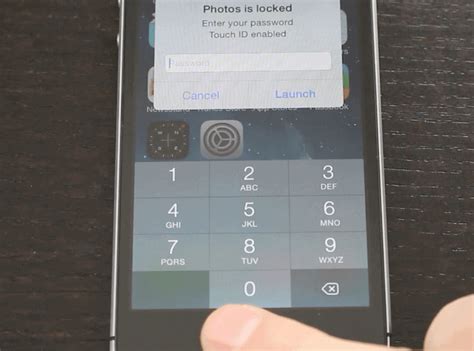 How To Lock Individual Apps Using Your Fingerprint On The Iphone 5s Video