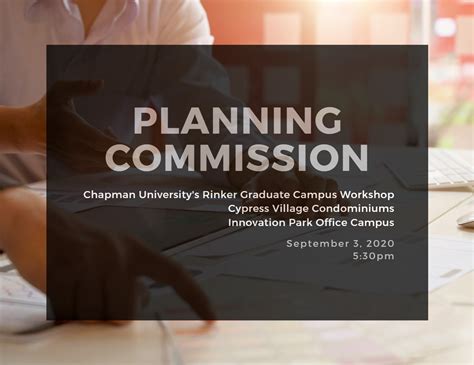 Workshop And Two Public Hearings On Tonights Planning Commission