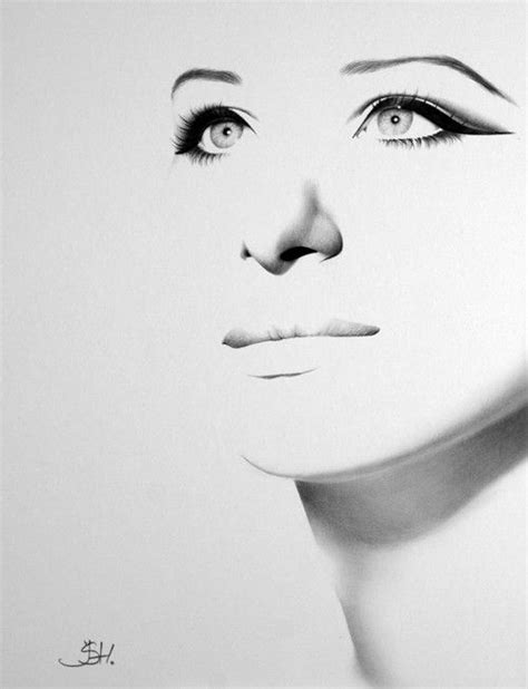Barbra Streisand Pencil Drawing Fine Art Portrait By Ileanahunter