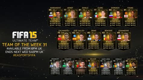 Fifa 15 Ultimate Team Of The Week Features Lewandowski Young More
