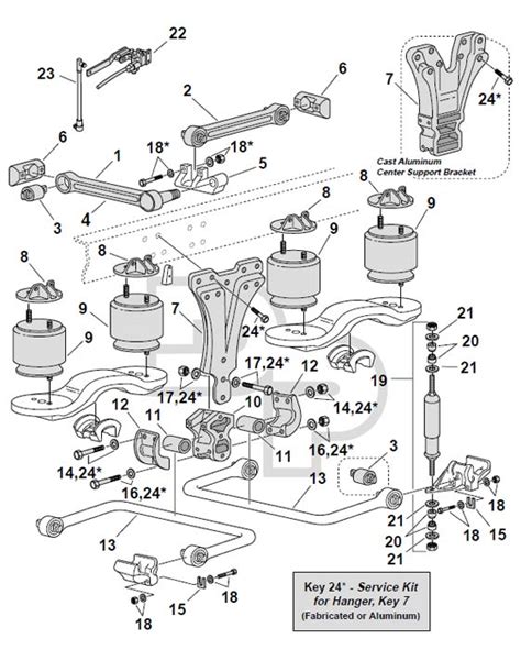 Truck Rear Air Suspension Diagram