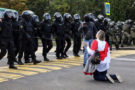 Belarus Activists Make List Of Police From Protest Crackdown