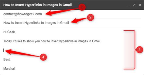 כיצד להכניס קישורים לתמונות ב Gmail Thefastcode