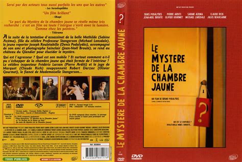 Le Mystère De La Chambre Jaune 2003 - Jaquette DVD de Le mystère de la chambre jaune - Cinéma Passion