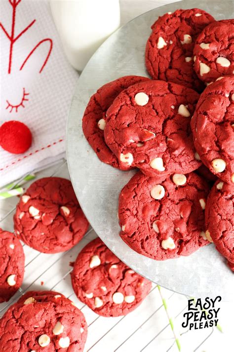 Red Velvet Cake Mix Cookie Recipe The Cake Boutique