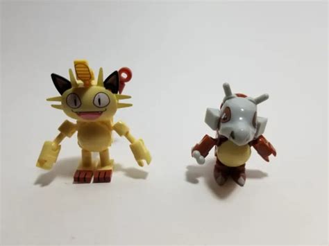 Mega Construx Series 2 Pokemon Meowth Cubone And Four Pokeballs 12