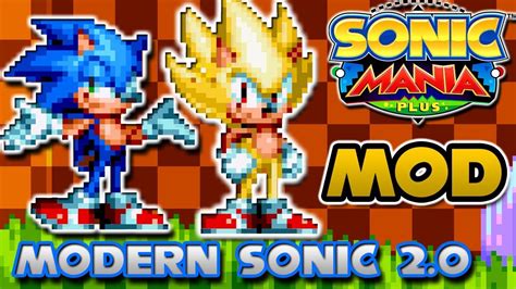 Sonic Mania Plus Mod Sonic Moderno 20 En Español Youtube