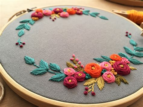 Embroidery Hoop Art Broderie Hoop Art Home Decor Hand Embroidery