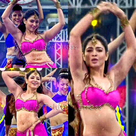 Tamanna Sexy Armpits And Belly Navel From Ipl Ceremony 2018 ♥ Remo Stalin