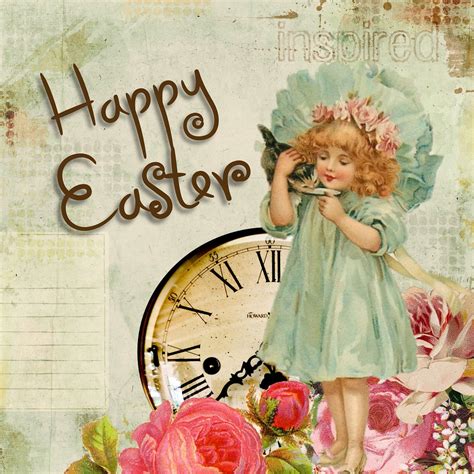 Easter Greeting Card Vintage Free Image On Pixabay