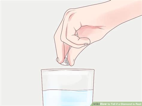 It only makes sense that you need to know whether it's real or not before committing yourself to a stone. The Best Ways to Tell if a Diamond is Real - wikiHow