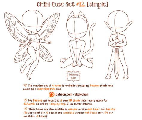 Body Pose Drawing Drawing Base Chibi Bases Drawing Techniques