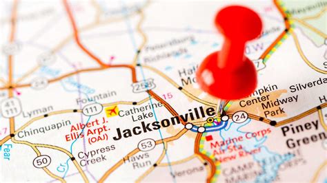Jacksonville Nc On A Map World Map