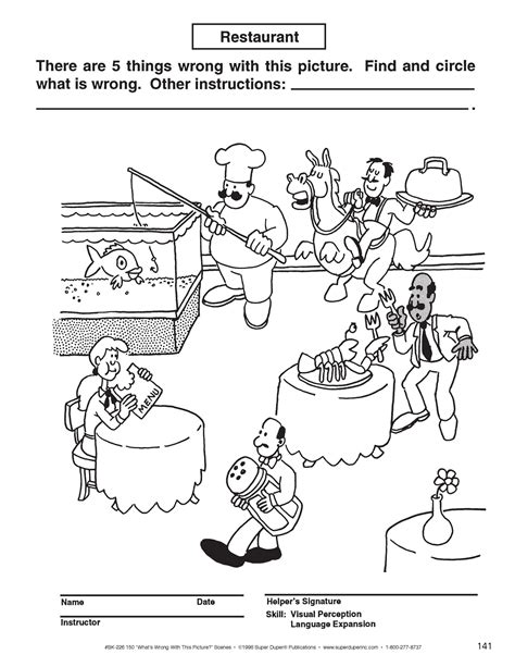 Whats Wrong With This Picture Worksheet B34
