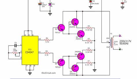 36v inverter circuit diagram