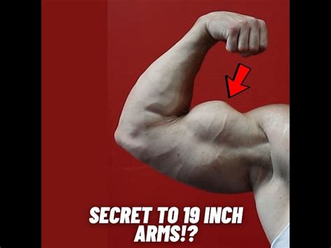 The Secret To 19 Inch Arms Bodybuilding Big