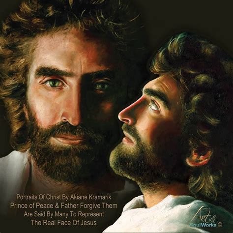 Jesus Prince Of Peace And Father Forgive Them Both By Akiane Kramarik Pintura De Jesus