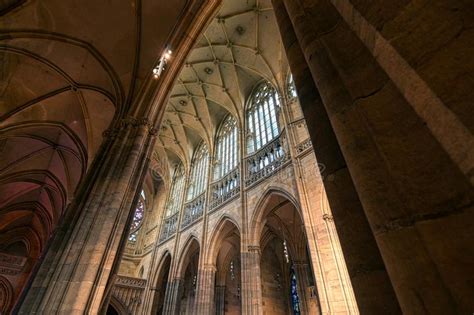 St Vitus Cathedral Inside Of The Prague Castle In Prague Czech