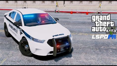 Gta 5 Lspdfr 753 Los Santos Police Slicktop Ford Police Interceptor