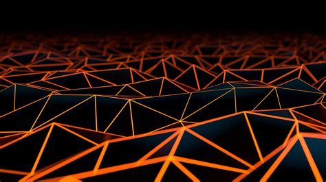 Abstract 29 Abstract Black And Orange Wallpaper Hd Png