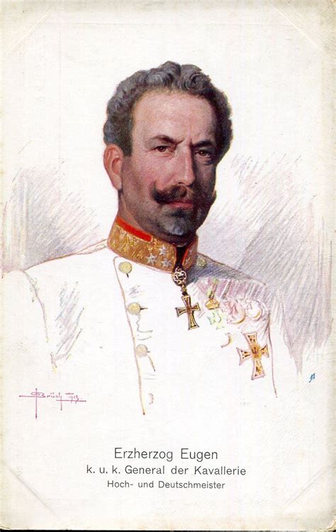 Austria Royalty Postcard Archduke Eugen Of Austria Teschen