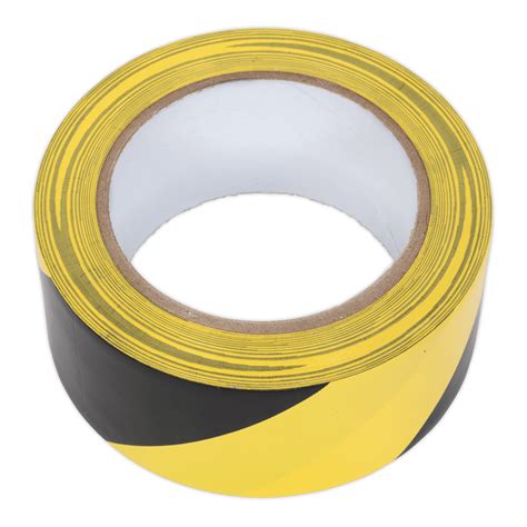 Yellowblack Hazard Warning Tape Self Adhesive