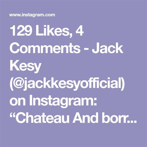 129 Likes 4 Comments Jack Kesy Jackkesyofficial On Instagram