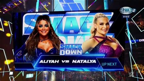 Aliyah Vs Natalya Wwe Smackdown 14012022 En Español Youtube