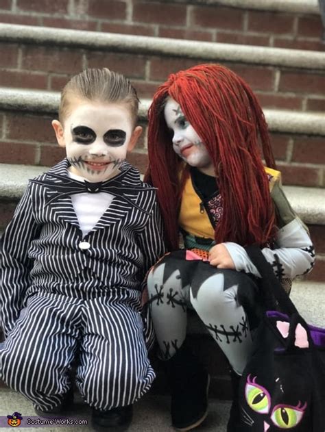 Jack And Sally Kids Costume Easy Diy Costumes Photo 22