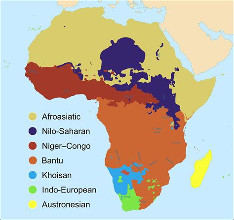 Sub Saharan Africa World Map